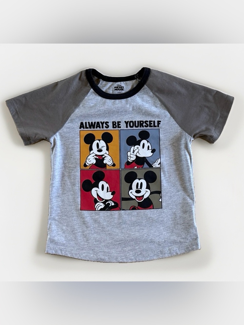 Disney Mickey Mouse Graphic Raglan Tee Size 6